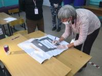 УИК 2112: голосующие с пониманием относятся к мерам предосторожности на участках