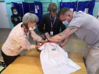 УИК 2112: голосующие с пониманием относятся к мерам предосторожности на участках