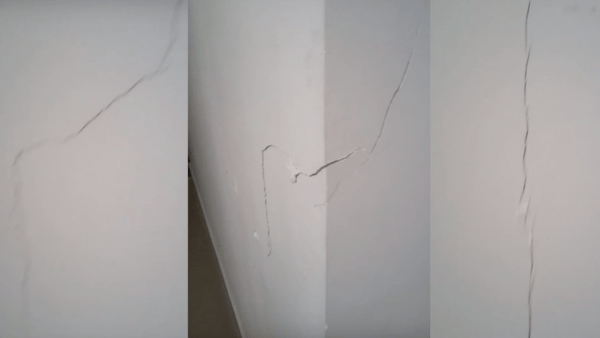 В Тобольске в новых домах появились трещины на четыре метра 