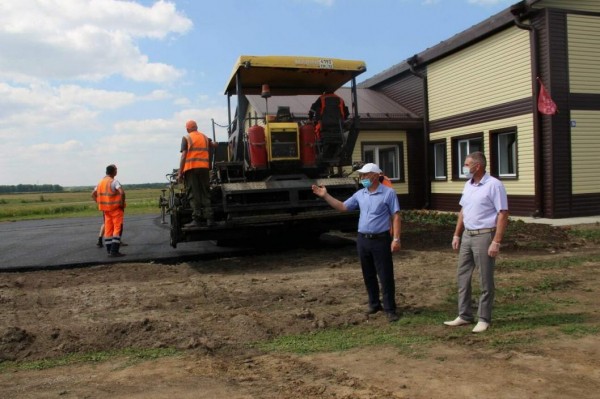 В Аромашевском районе строят дорогу к лыжной базе 