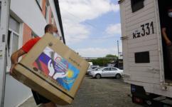 Тюменцы отправили в Казахстан гуманитарную помощь для борьбы с COVID-19