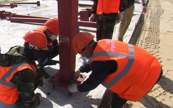 Инфекционный госпиталь в&nbsp;Новом Уренгое готов наполовину