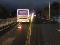 В Тюмени водителя зажало между грузовиком и автобусом