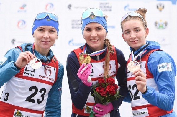 Виктория Сливко победила на чемпионате России по летнему биатлону