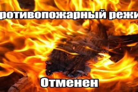 На территории Тюменской области отменен особый противопожарный режим