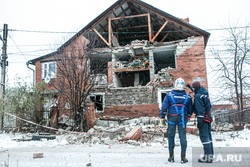 В Тюмени в коттеджном поселке произошел взрыв газа. Есть пострадавший. Фото