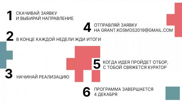 Творческие идеи молодежных сообществ поддержит "Космос"