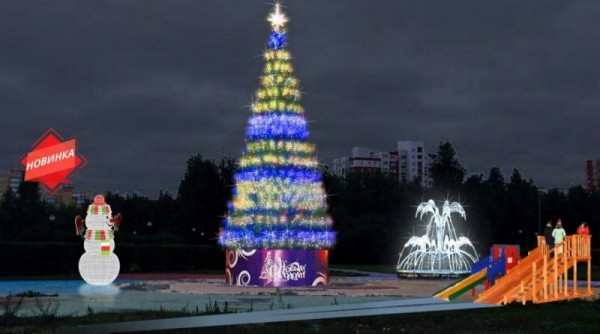 &laquo;Сладкая елка&raquo;, хрустальные деревья и необычные арт-объекты: новогодний наряд Тюмени в деталях 