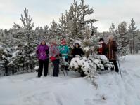 В Тобольске любители скандинавской ходьбы снимут новогодний ролик