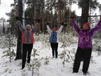 В Тобольске любители скандинавской ходьбы снимут новогодний ролик