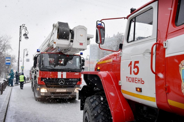 Пять человек спасли на пожаре в Тюмени 