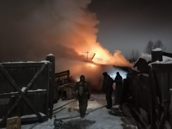 Три человека погибли на пожарах в Тюменской области за первые дни нового года