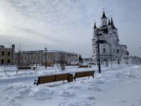 Владимир Якушев и Александр Моор оценили новый облик Базарной площади в Тобольске Владимир Якушев и Александр Моор оценили новый облик Базарной площади в Тобольске