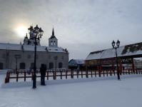 Владимир Якушев и Александр Моор оценили новый облик Базарной площади в Тобольске