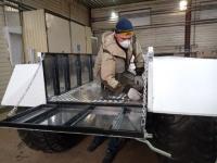 Новый снегоболотоход "Хищник" испытывают в Тобольском районе 