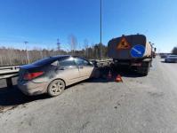 Четырехлетняя девочка пострадала в ДТП под Тюменью 