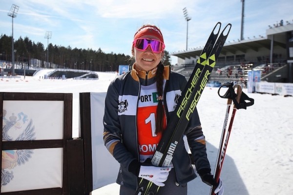 Мария Истомина победила в женском масс-старте на чемпионате России в Тюмени