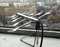 Ложки, пивные  банки и квадрат Харченко используют жители Тюменской области для просмотра цифрового ТВ