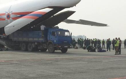 В Тюмень прибыли сто огнеборцев из Читы