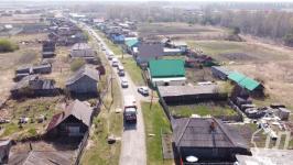 "Бессмертный автополк" Тобольского района порадовал жителей деревень 