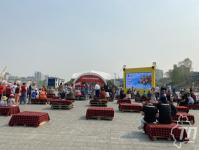 Легкоатлетической эстафетой и "Маршем здоровья" отметили тюменцы День Победы на набережной