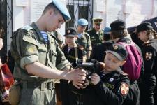 В Тюмени торжественно встретили поезд Министерства обороны РФ