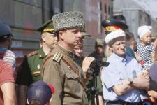 В Тюмени торжественно встретили поезд Министерства обороны РФ