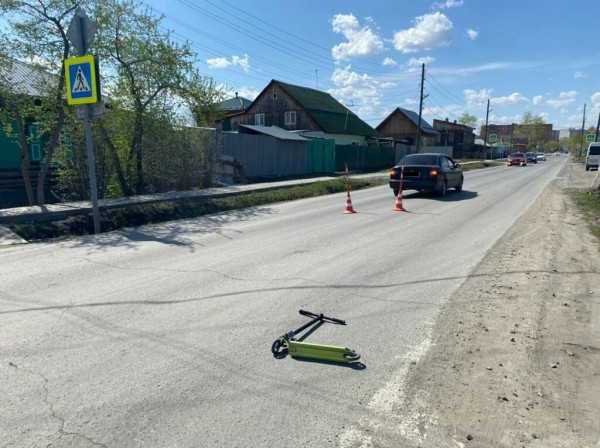 Мальчик на самокате попал под колеса Hyundai в Тюмени 
