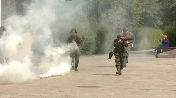 Реконструкторы напомнили тюменцам, как началась Великая Отечественная война
