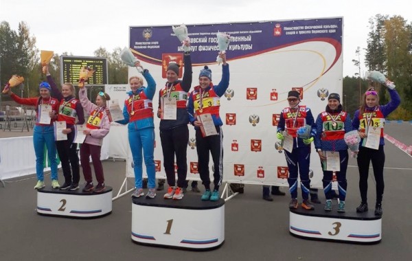 Тюменки выиграли эстафету на первенстве России по летнему биатлону 