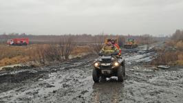 Площадь очагов тления торфа в Екатеринбурге снизили в два раза