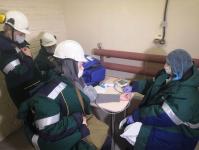 В Тюмени на тренировке по ГО отработали действия по использованию защитных бункеров