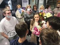 В Тюмени встретили лучшего учителя России Екатерину Костылеву