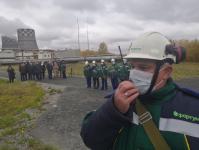 В Тюмени на тренировке по ГО отработали действия по использованию защитных бункеров