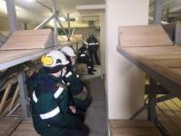 В Тюмени на тренировке по ГО отработали действия по использованию защитных бункеров