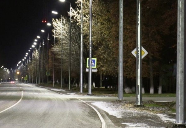 В Абатском построили новую ЛЭП на 125 светильников за счет областного бюджета 