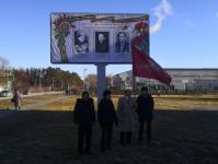 В Ялуторовске высадили ель в честь участника парада 1941 года Михаила Алексеевича Воробьева 