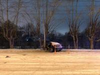 Травмы позвоночника получили водитель и его пассажирка после удара об столб на улице Одесской 