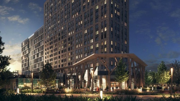 На новой улице Николая Машарова в Тюмени строятся жилые дома современного класса