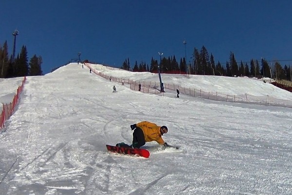 Тобольские сноубордисты выступают на кубке России