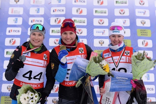 Виктория Сливко победила в спринте на Кубке России по биатлону