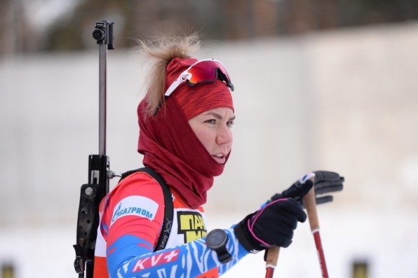 Тюменка Виктория Сливко лидирует в Кубке России по биатлону Тюменка Виктория Сливко лидирует в Кубке России по биатлону