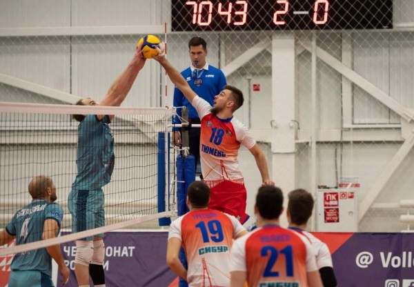 Волейболистам "Тюмени" присудили две победы в отмененных матчах