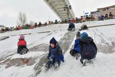 Спецоперация "Лед" развернулась на двух берегах набережной в Тюмени