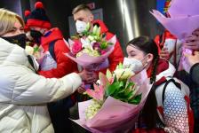 Фотогалерея: тюменцы встретили паралимпийцев в аэропорту Рощино