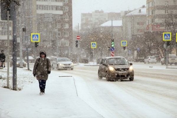 
В Тюмени прогнозируется сильный снег
