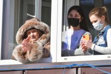 В честь 105-летнего ветерана Александры Чебаненко в Тюмени провели специальный парад