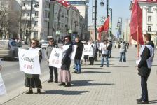 Волонтеры "Бессмертного полка" напомнили тюменцам  о людях, прошедших фашистские концлагеря