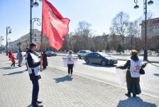 Волонтеры "Бессмертного полка" напомнили тюменцам  о людях, прошедших фашистские концлагеря