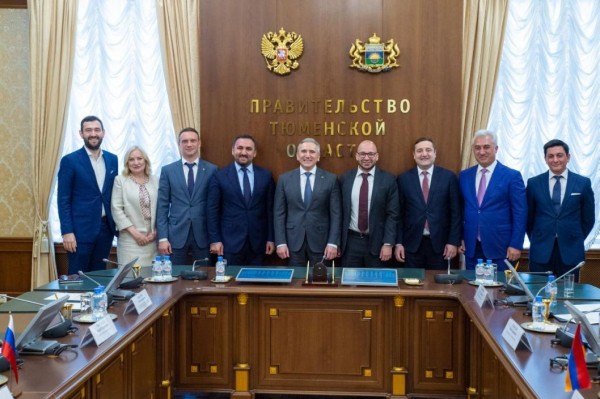 Предприятия Тюменской области и Армении будут сотрудничать в строительстве,&nbsp;легкой и пищевой промышленности, IT и туризме